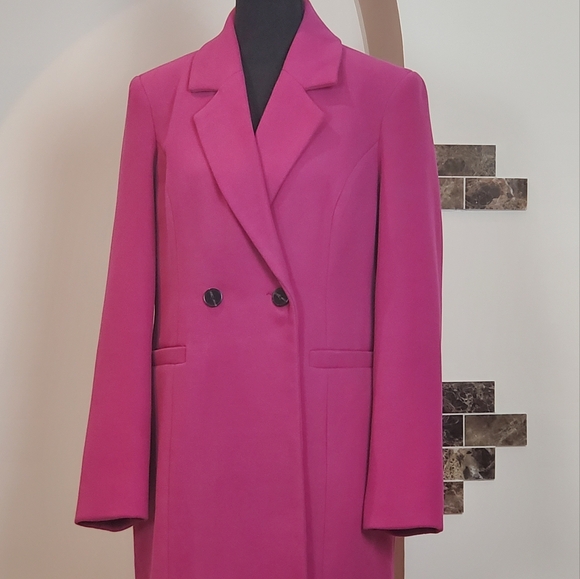 Vero ModaRambla Cala Double-Breasted Coat (Size- L) - Picture 7 of 10